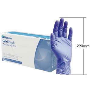 SafeTouch Advanced Pro Nitrile Gloves (Long Cuff-290mm)